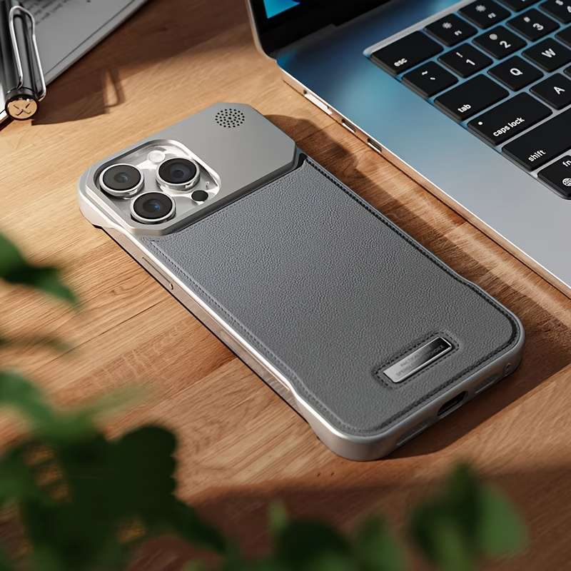 1Pc Blue For iPhone 12 Mini Invisible Magnetic Charging Ring Phone Case