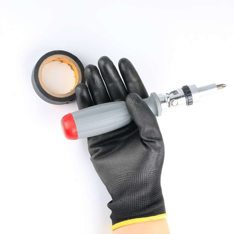 Work Gloves Color Black Size L