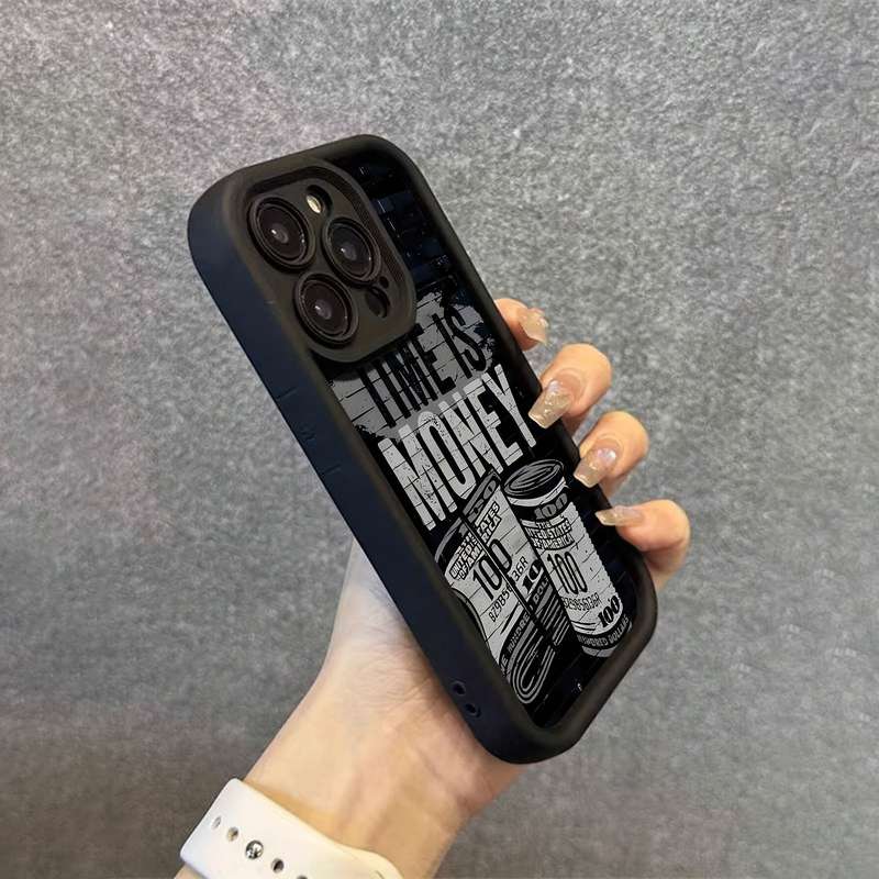 1Pc Black For iPhone 16 Plus Phone Case Phone Cover