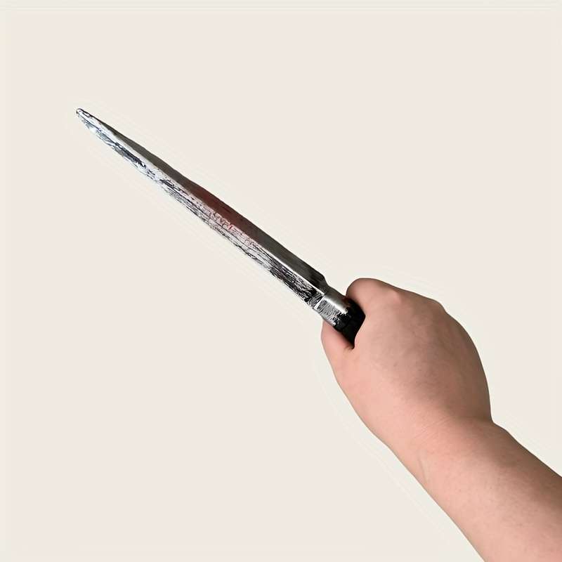 Toy Weapons Color With Blood Dagger Material Plastic