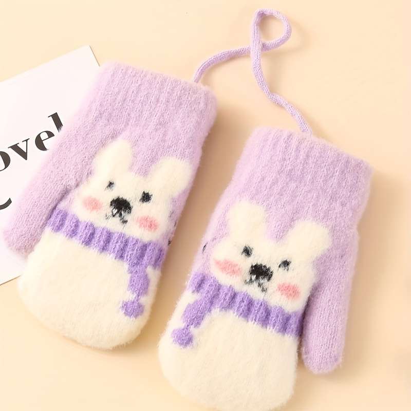 Winter Gloves Color A To Brown Size 1 To 3 Years Old
