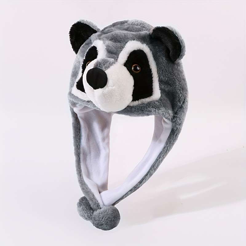 Winter Hat Color Raccoon Size 58Cm  1.90Ft