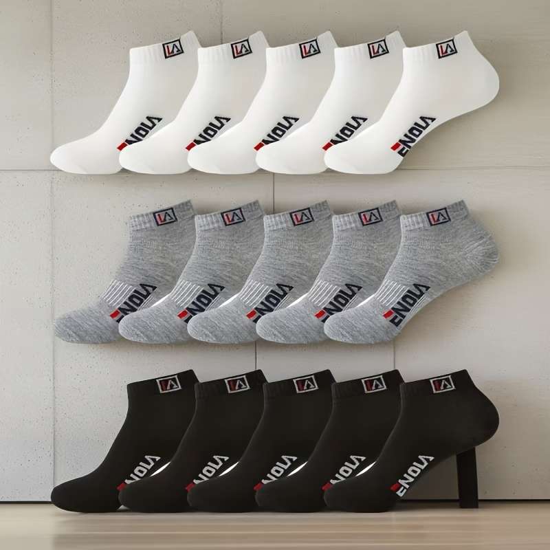 5 Pack Mixed Colors One Size High Elastic Socks