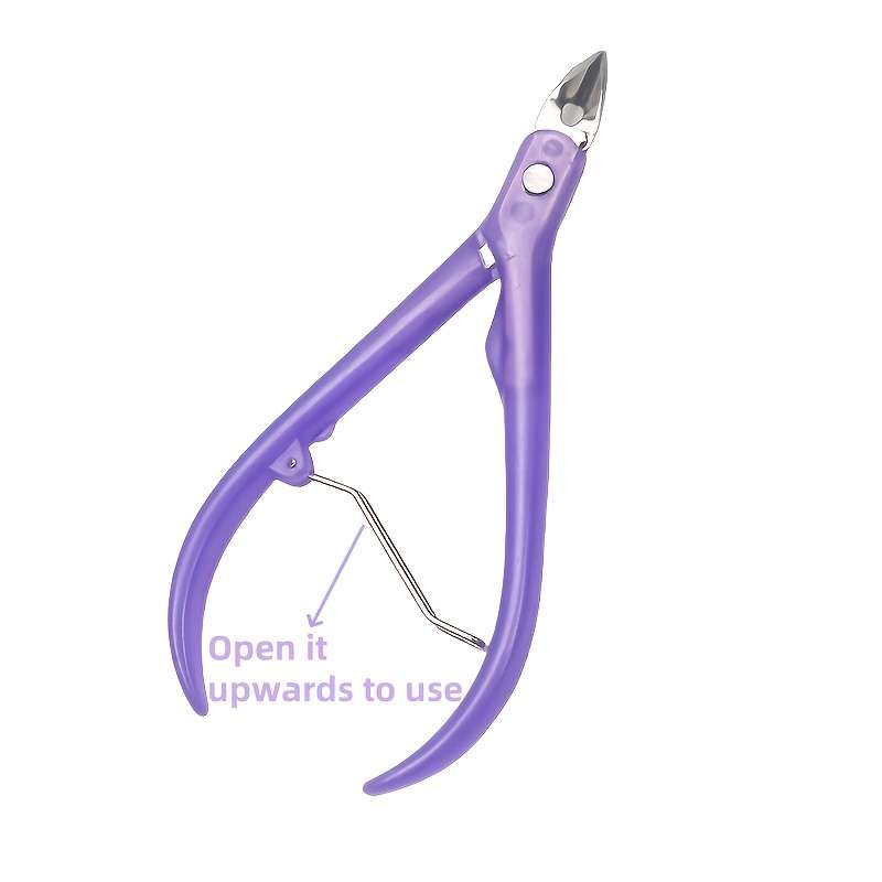 1pc Hypoallergenic Stainless Steel Nail Clippers Super Sharp Blade Ideal for Cuticle and Dea
