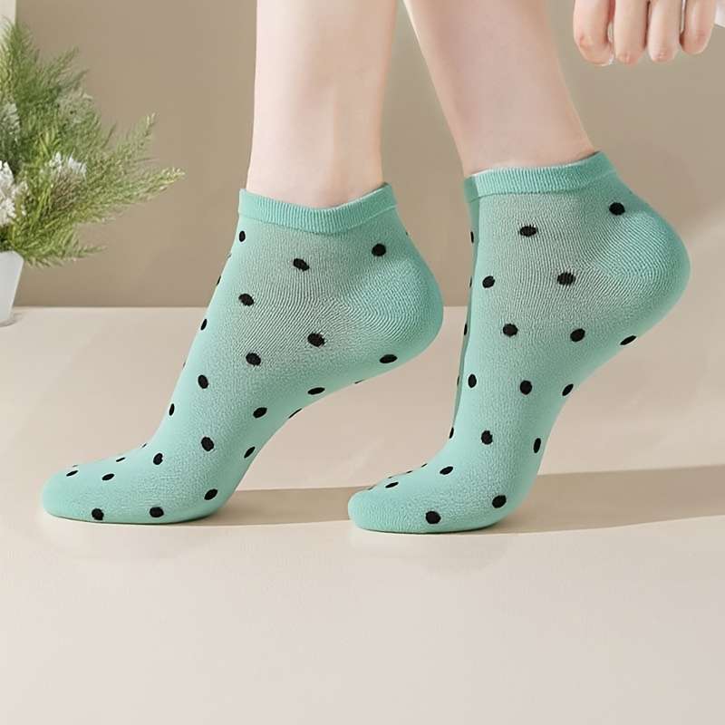 10 Pairs Random Colors One Size High Elastic Socks