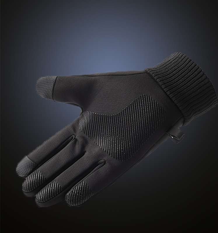 Winter Gloves Color Black Size One To Size