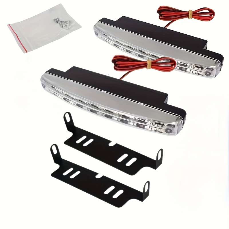 2pcs LED Daylight Lights Car and Motorcycle LED Daylight Decorative Lights High Pow