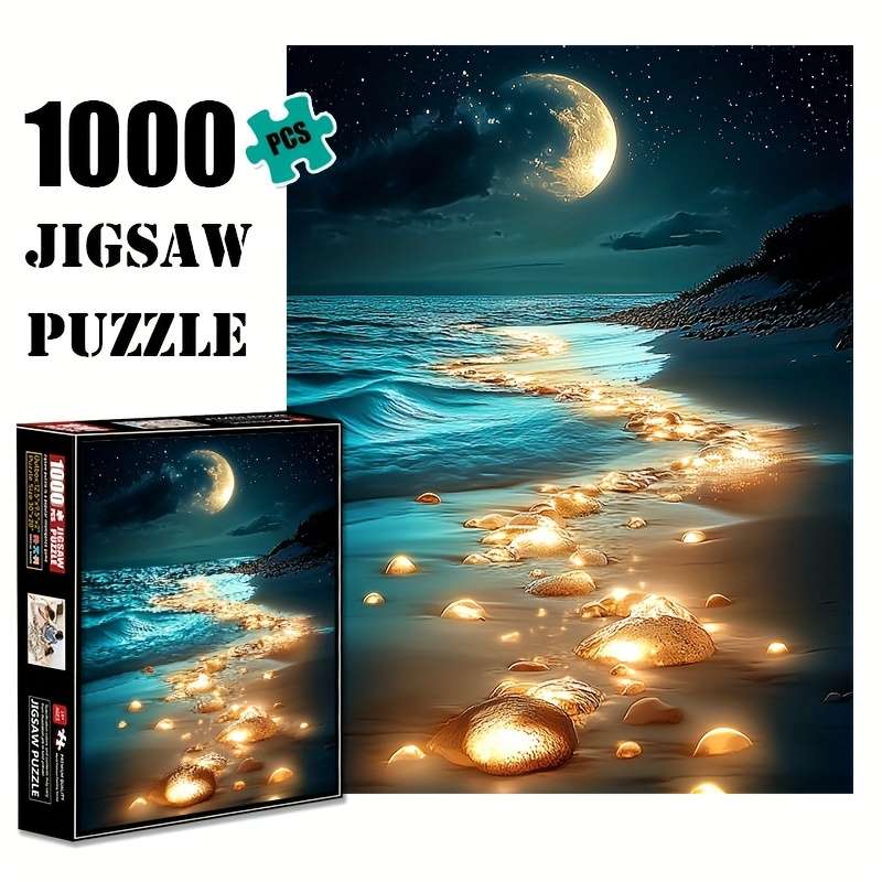 1000pcs Large Paper Puzzle for Adults Brain-Challenging DIY Decorative Game Family