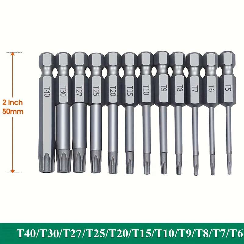 Screwdriver Bit Tool Set Size 100Mm 11Pcs Set