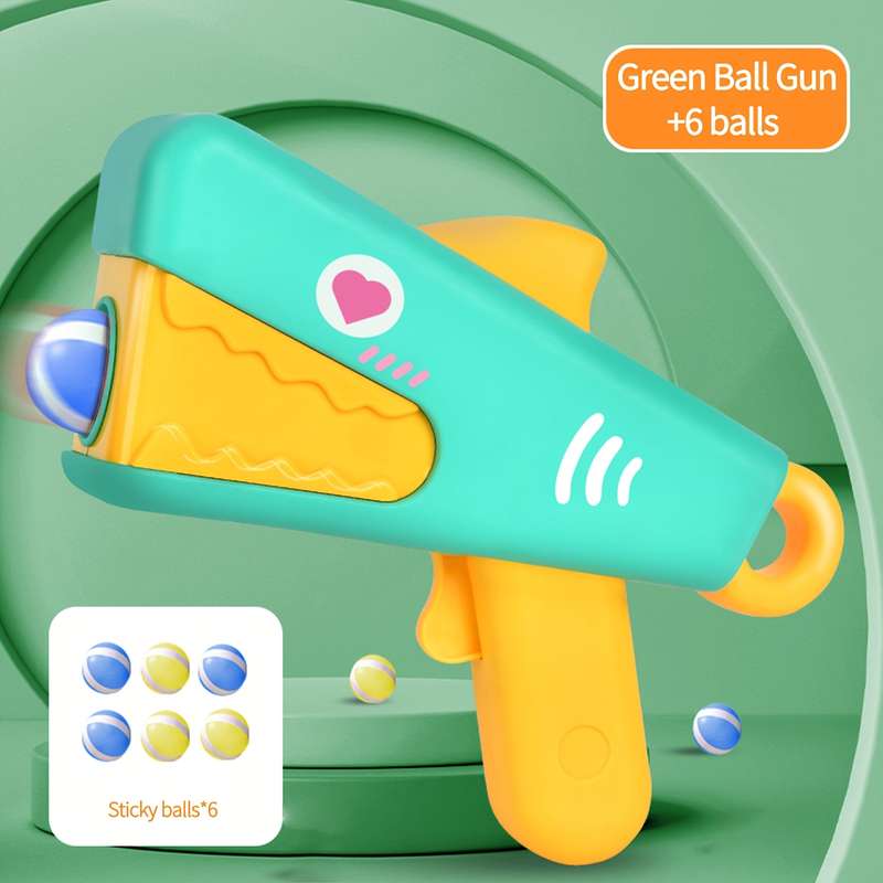Toy Weapons Color Green  1 Target  Add  6 Balls