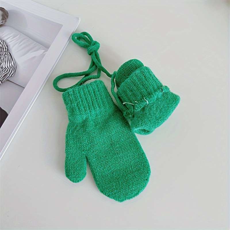 Winter Gloves Color Grey Size 1 To 6 Years Old