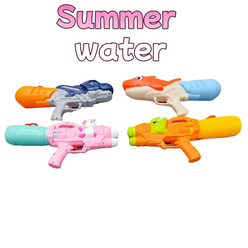 Toy Guns Color  Blue] Mechanical Single Water Spray Gun  Boys