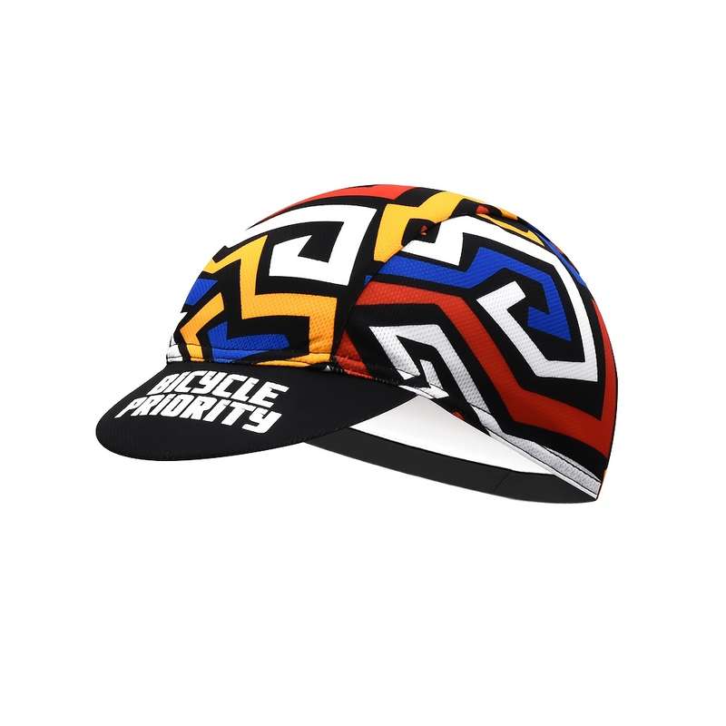 1pc Breathable Polyester Cycling Cap All-Season Road Bike Hat Fitted Under Helmet Liner Hand