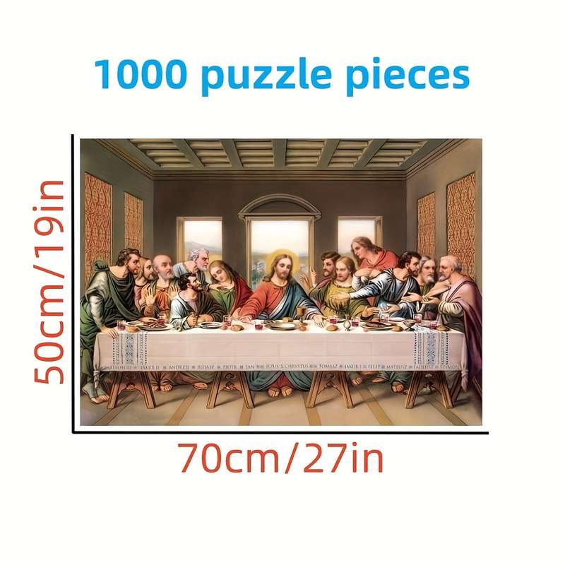 1000pcs DIY Puzzle Thick and Durable Adult Seamless Puzzle Designed for Birthdays H