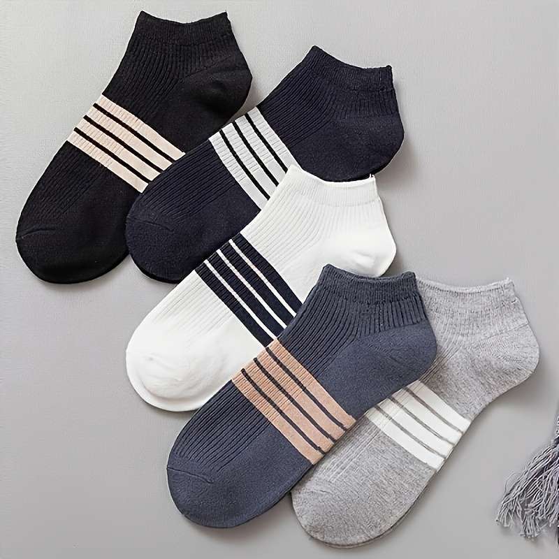 5 Pairs Mixed One Size High Elastic Socks
