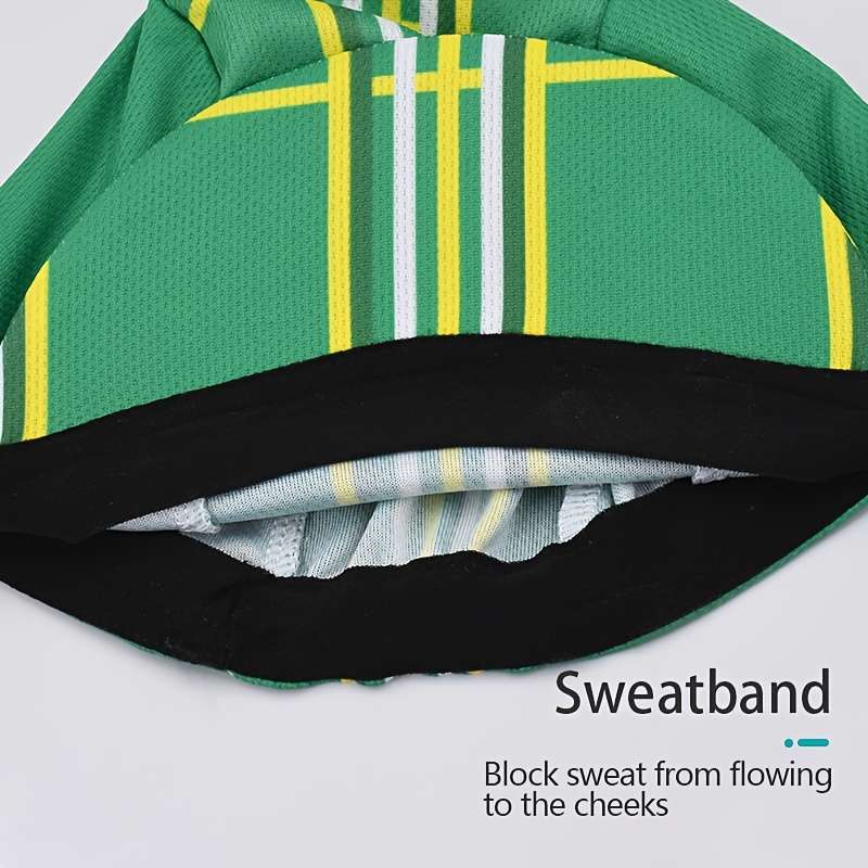 1pc Lightweight Breathable Quick-Dry Cycling Cap Sweat Absorbing Sunshade Hat for Outdoor Spor