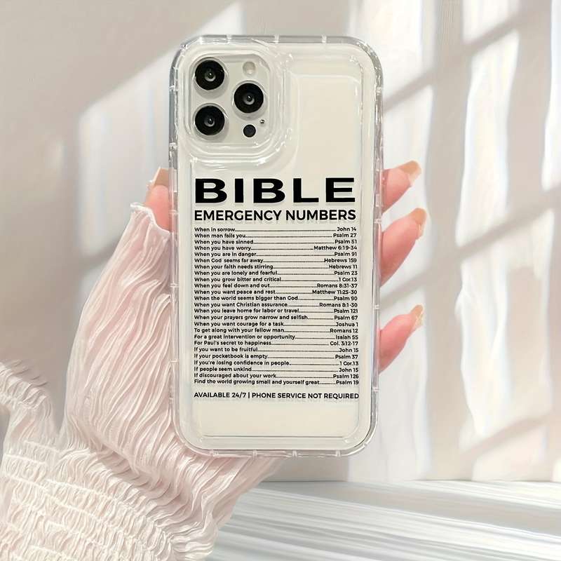 1Pc Transparent For iPhone 16 Plus Phone Case Phone Cover