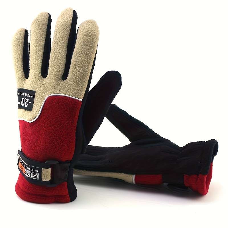 Winter Gloves Color Men To Blue