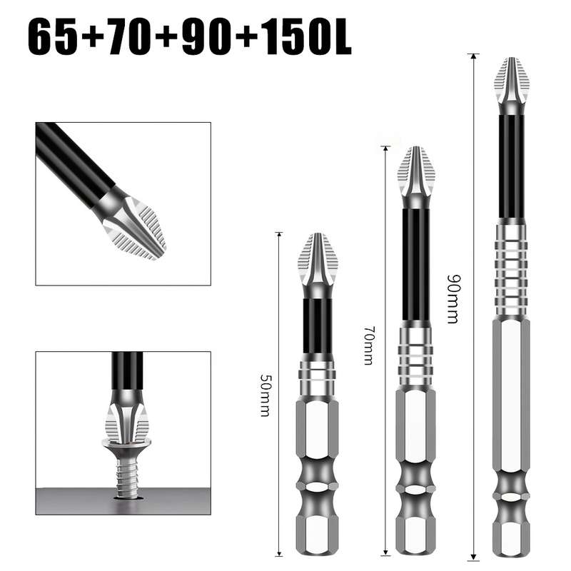 Screwdriver Bit Tool Set Model 4Pcs 65 Add  70 Add  90 Add  150L