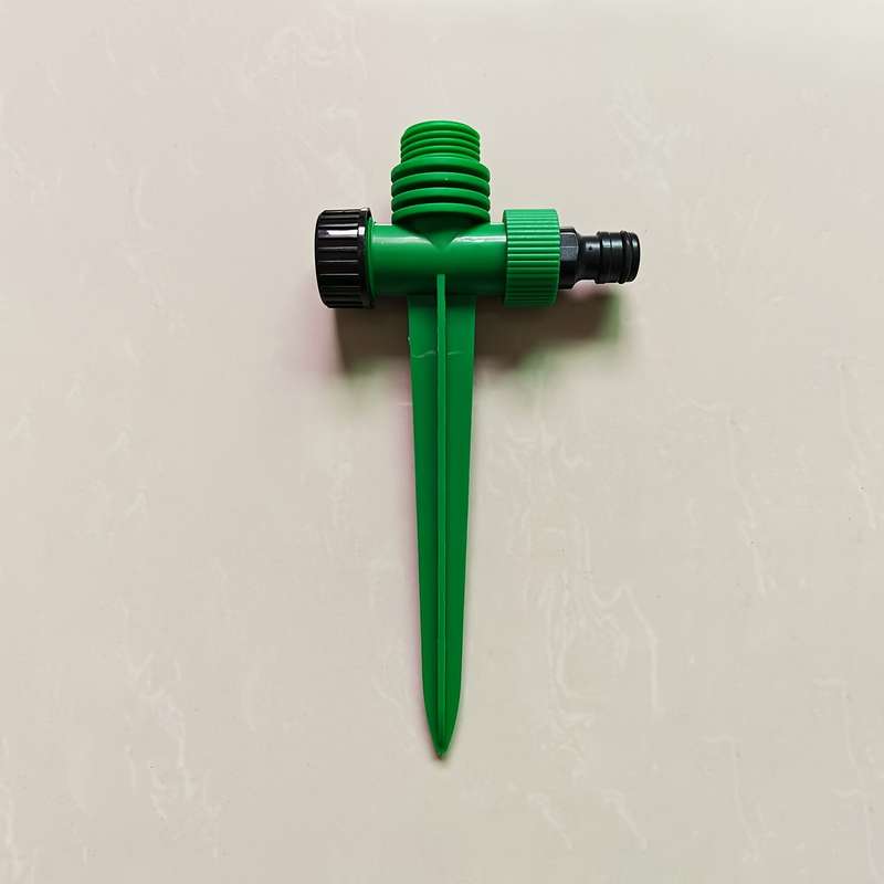 1Pc Green Black High Pressure Sprinkler Set With Long Range Nozzle