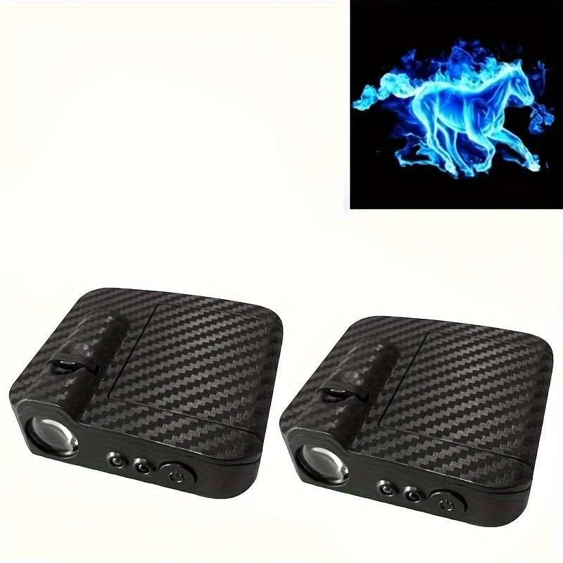 2pcs LED Car Door Projector Lights Energy-Efficient No-Drill Installation Welcome