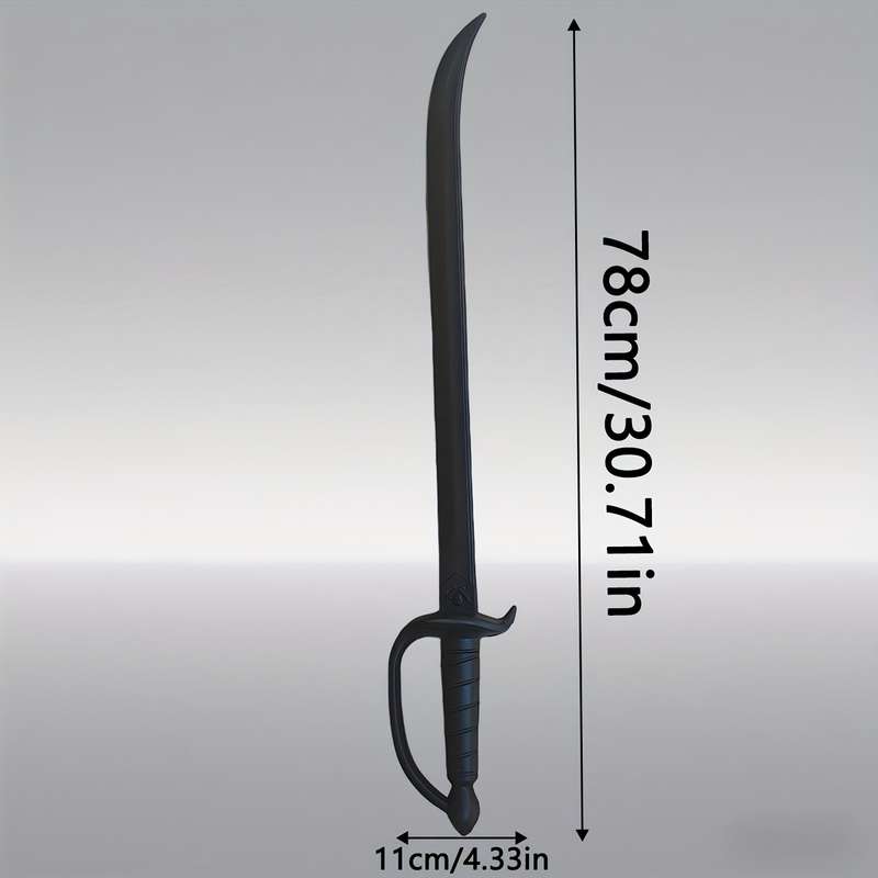 Toy Weapons Color Black Style Pirate Knife