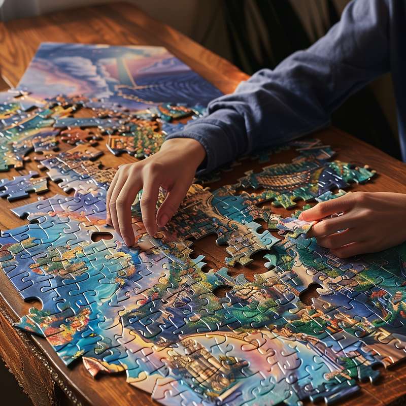 1000 Piece Paper Jigsaw Puzzle For Adults