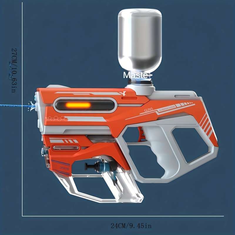 Toy Guns Color Red Electric Streamer Combination Gun