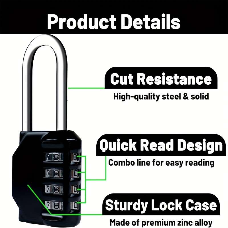 Lock Quantity 1Pcs Combination Lock