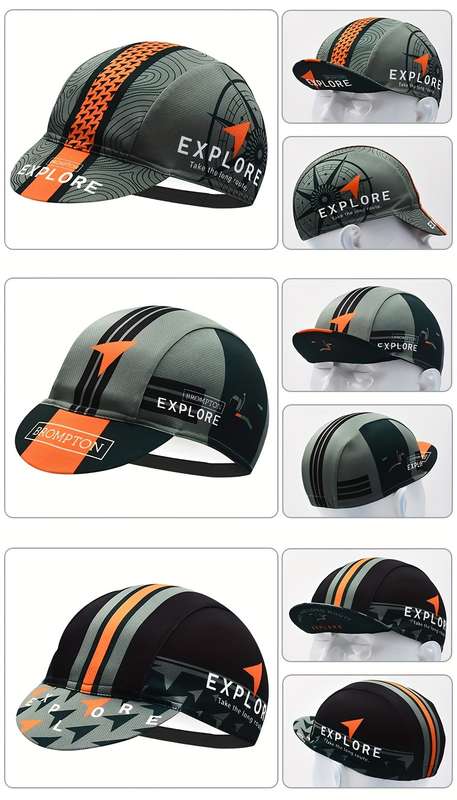 1pc Army Green Camouflage Cycling Cap Outdoor Sports Breathable Hat Suitable For Outdoor Cycling