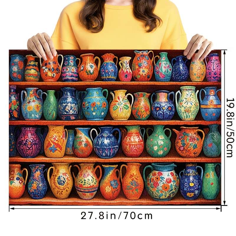 1000pcs Large Paper Puzzle Toy Adult Game Gift Family Interactive Puzzle DIY Decorati