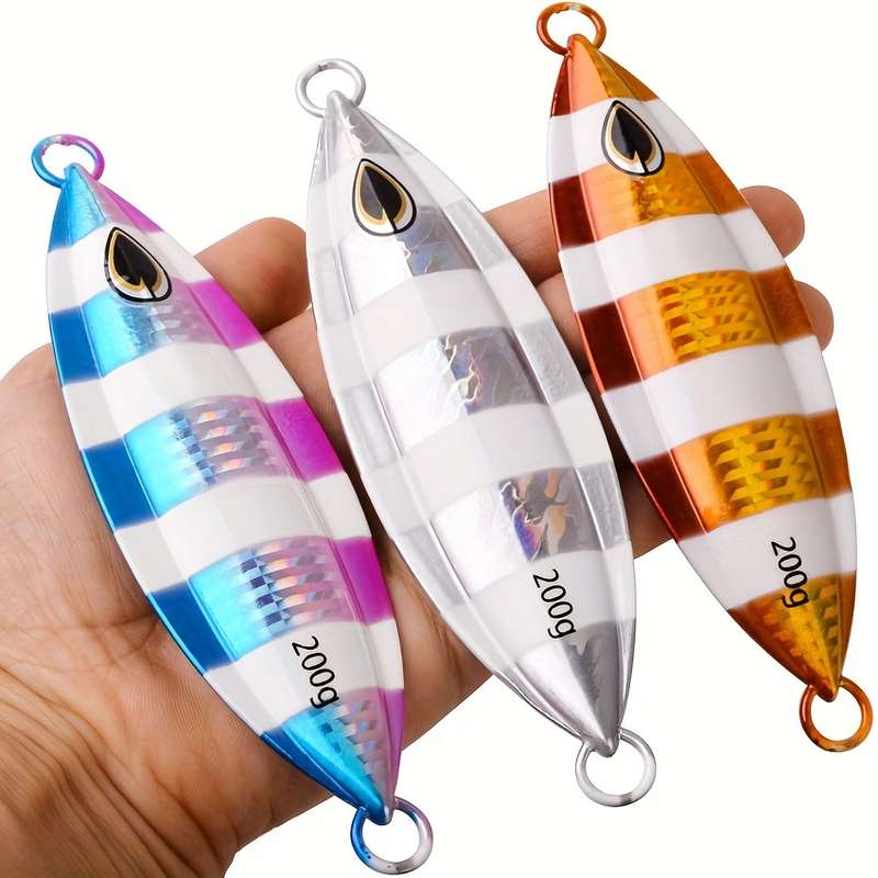 1pc 100g Metal Jig Vib Fishing Lure Sinking Lures For Deep Sea Fishing