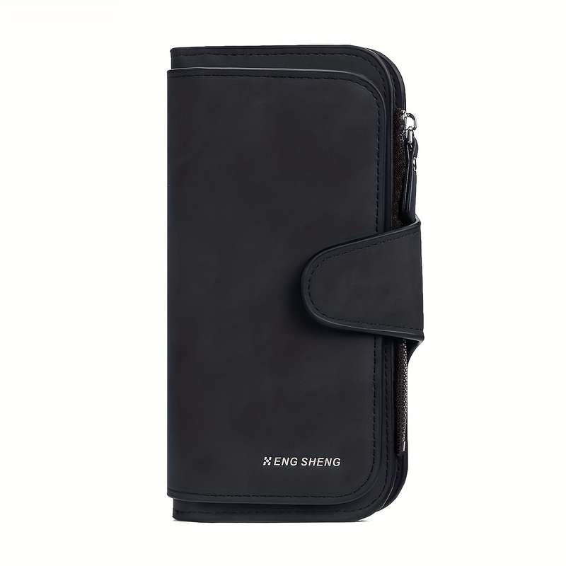 1pc Retro Minimalist Short Walet Solid Color Clutch Credit Card Case Multi Card Slots Wallet