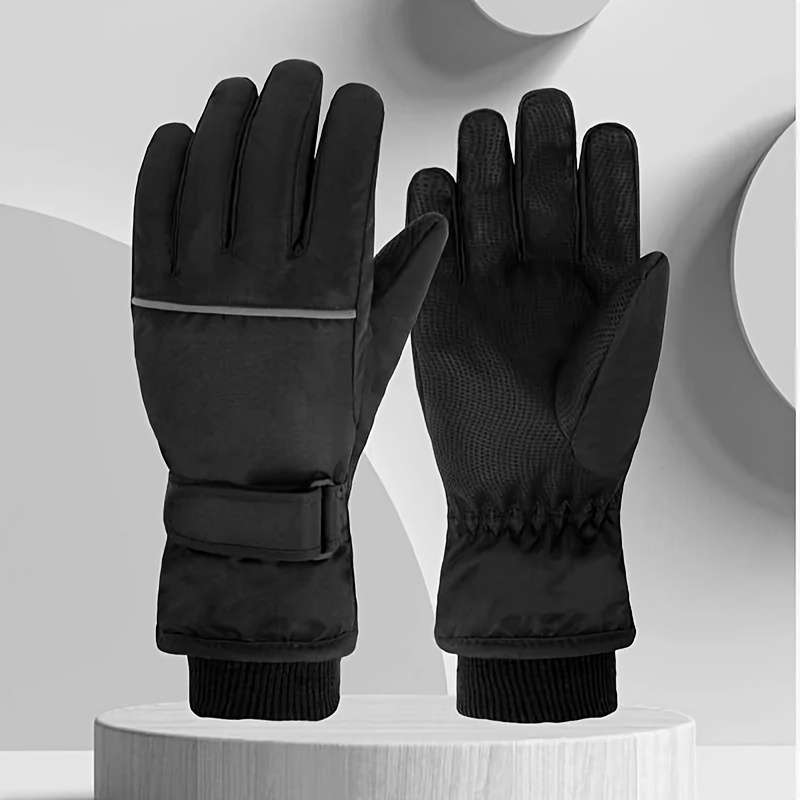 Winter Gloves Color Navy Blue