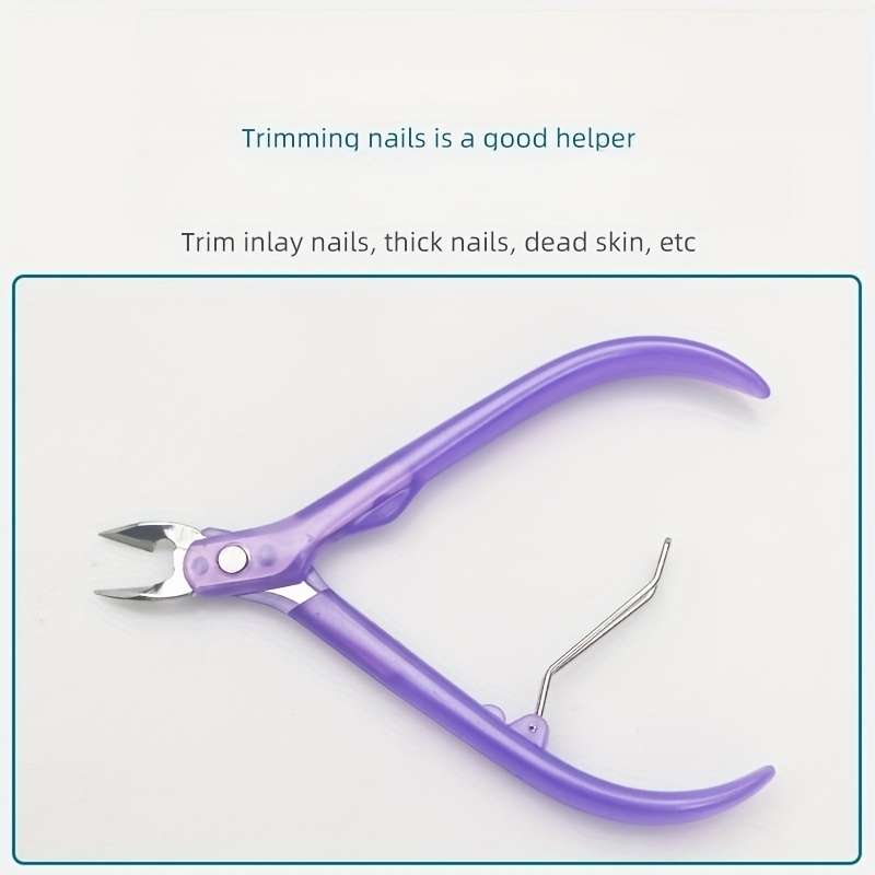 1pc Hypoallergenic Stainless Steel Nail Clippers Super Sharp Blade Ideal for Cuticle and Dea