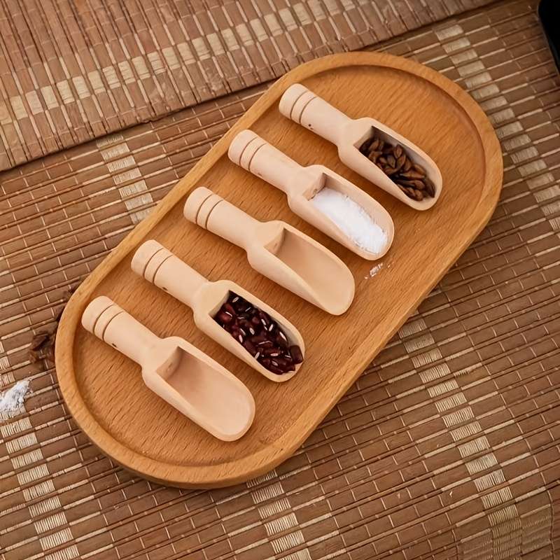 1pc Wooden Spoon for Seasoning Ideal for Measuring Tea Honey Coffee And Salt