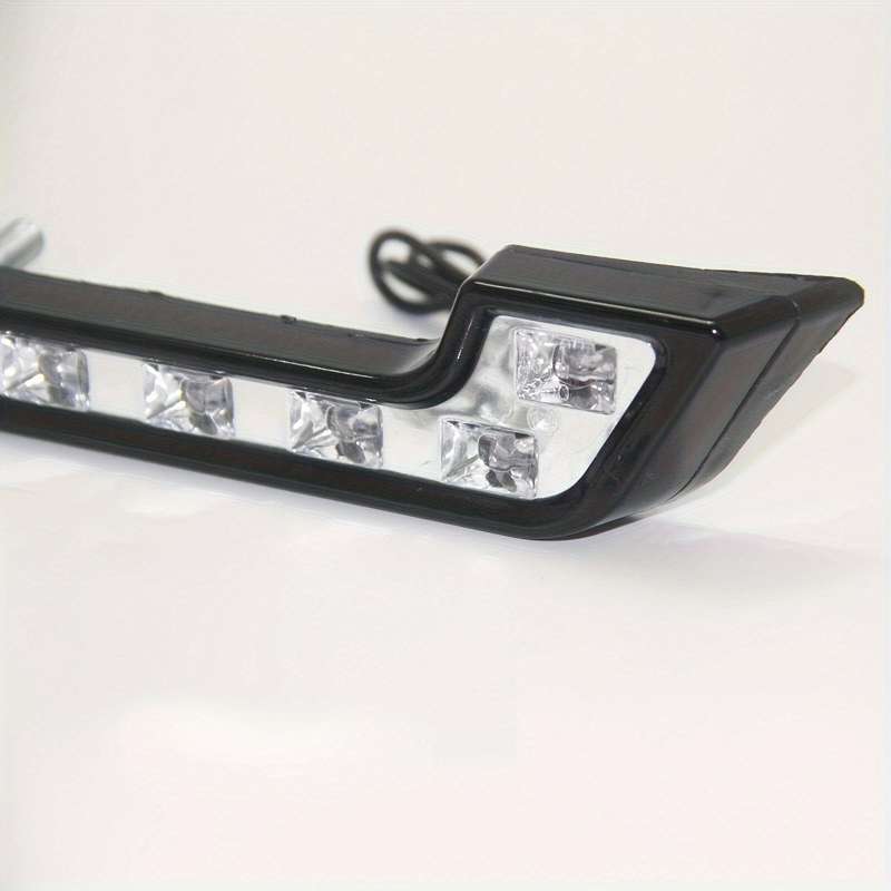 2pcs LED Daytime Running Lights L-Shape Universal Fit Driving Lamp 7-Shape Asymmetr