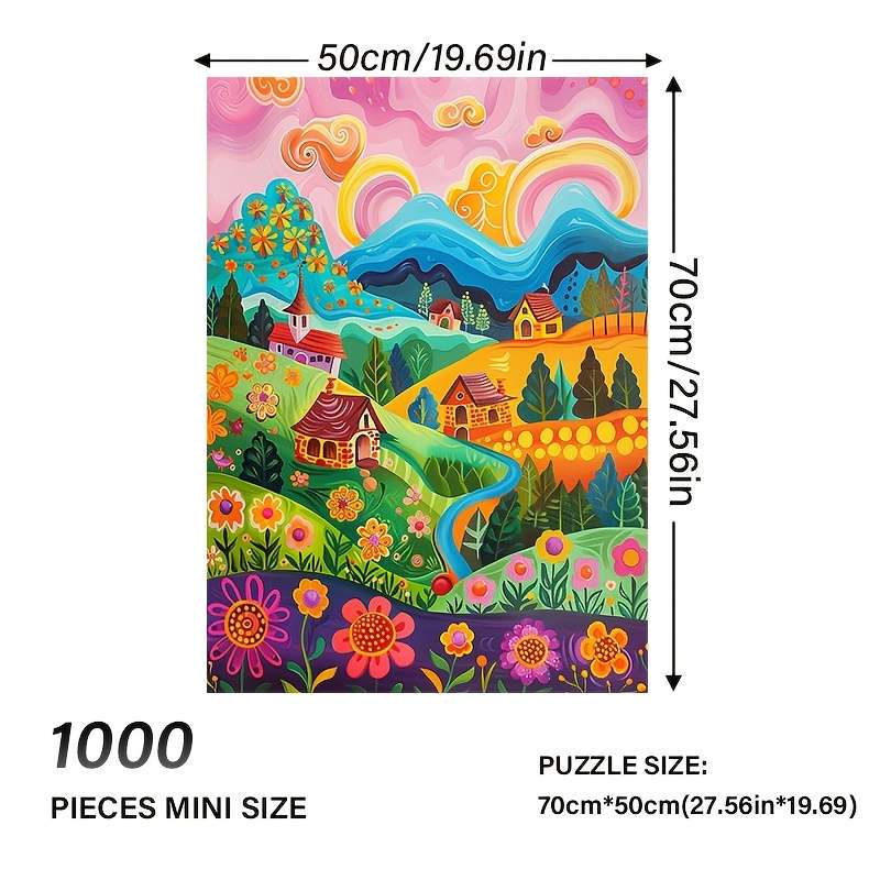 1000 Piece Paper Jigsaw Puzzle For Adults