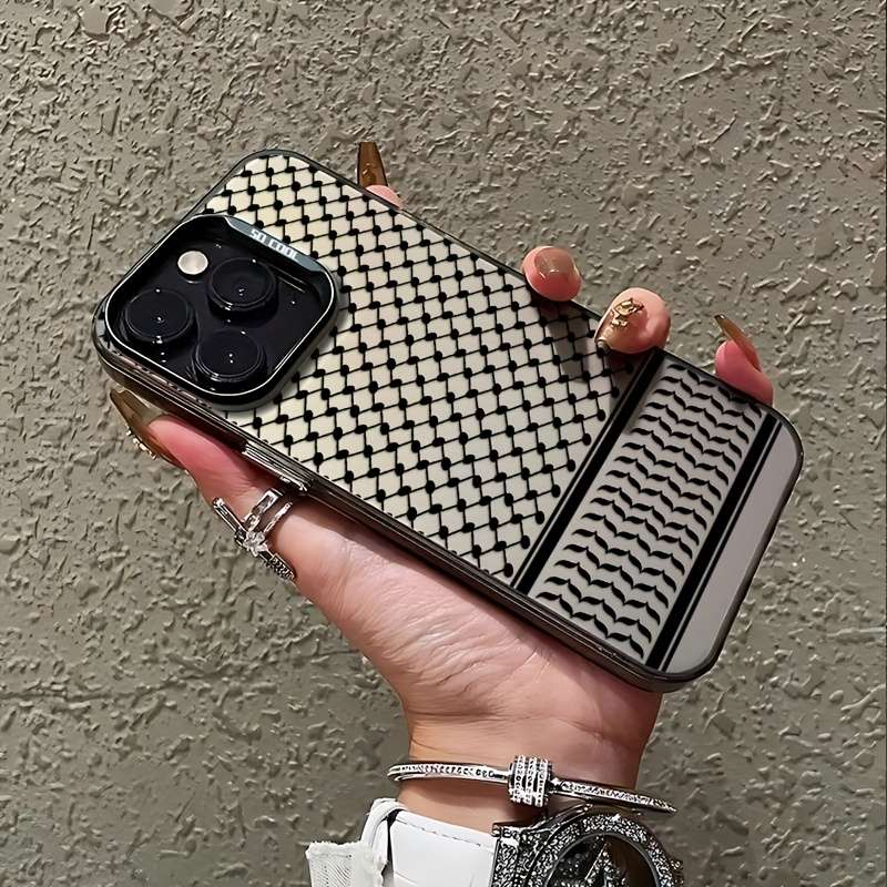 1Pc Mixed Color  For iPhone 12 Mini Arabian Scarf Design Phone Case