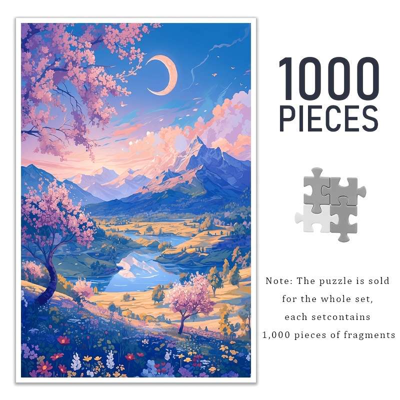 1000 Piece Paper Puzzle For Adults