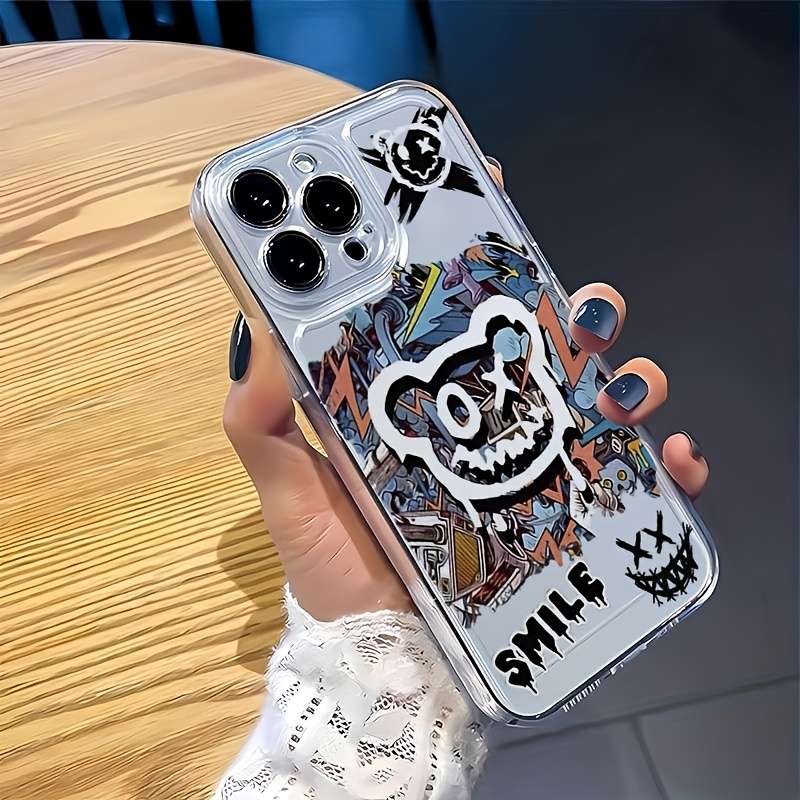 1Pc Transparent For iPhone 13 Phone Case Phone Cover