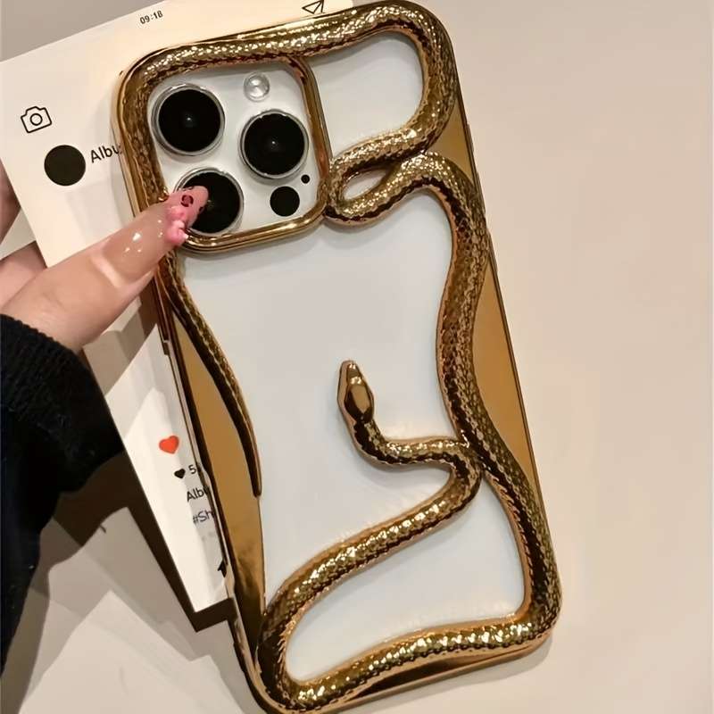 1Pc Golden For iPhone 11 Phone Case Phone Cover