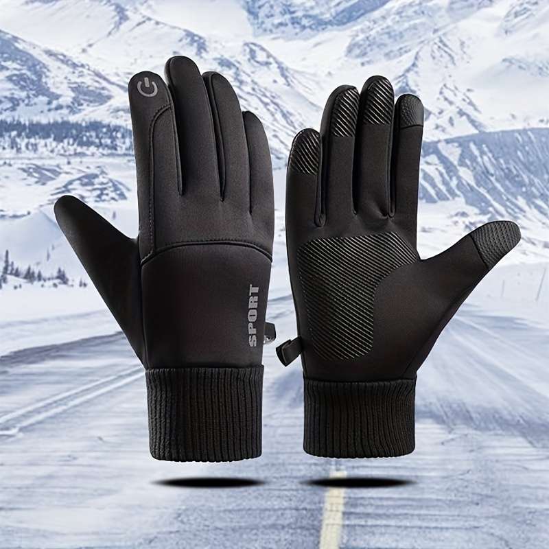 Winter Gloves Color Black Size One To Size