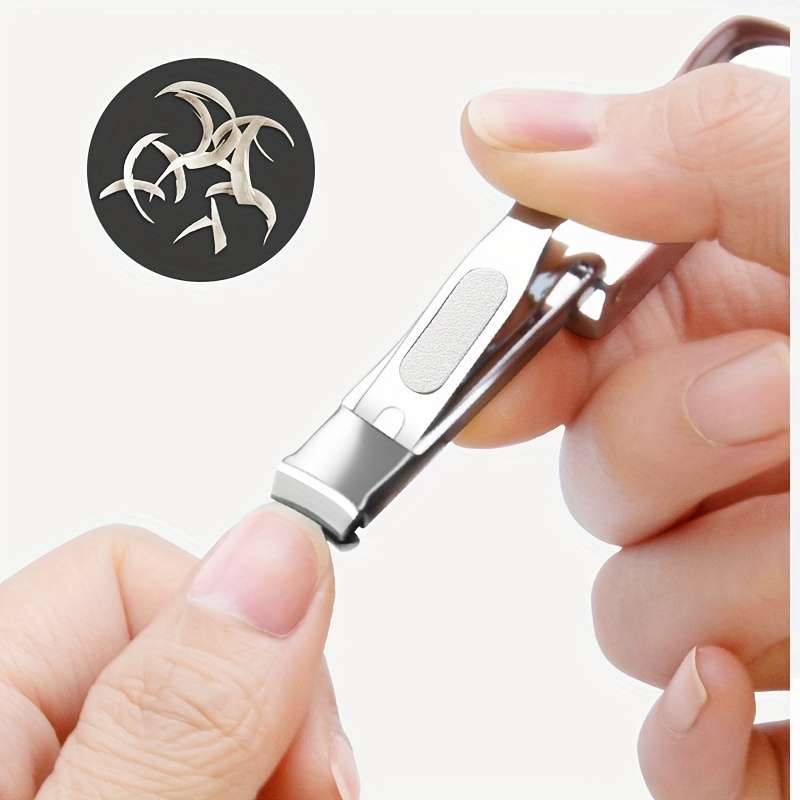 1pc Ultra-thin Portable Folding Nail Clipper Nail File Cutter Collapsible Fingernail Trimmer Cl