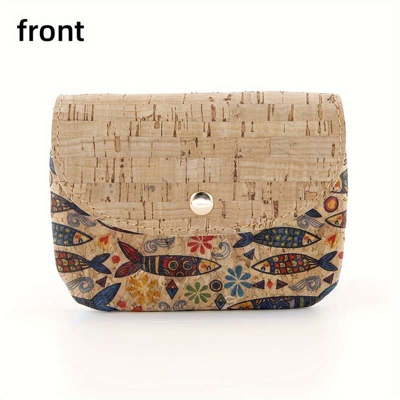 1pc Popular Folding Flip Coin Purse Keychain Coin Purse Women's Wallet Lightweight Multi-layer Zipp