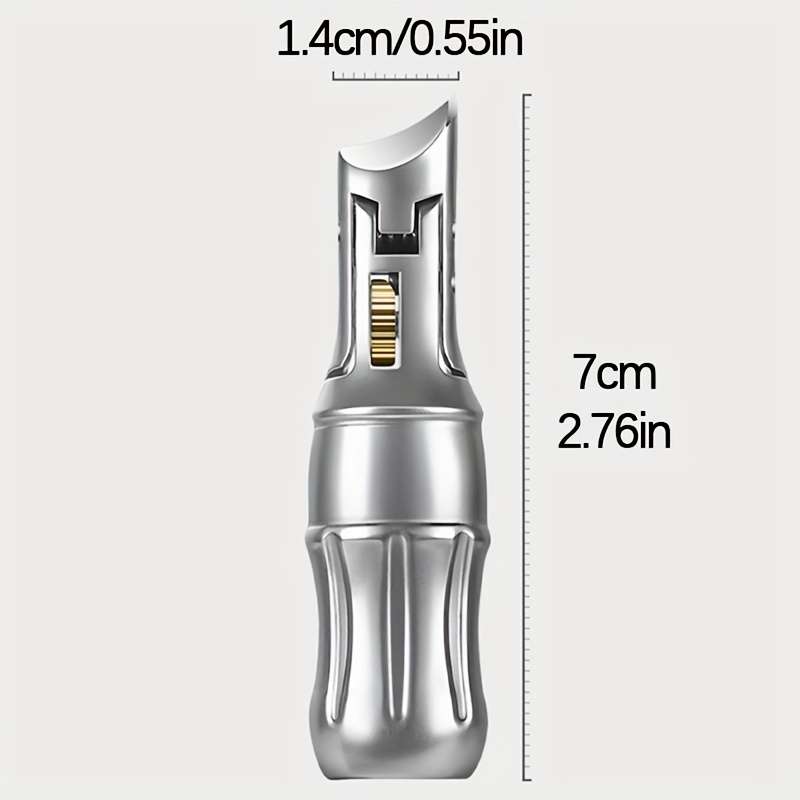 1pcs Nail Clippers Coke Bottle Design Stainless Steel Splash Proof Professional Nail Clippers