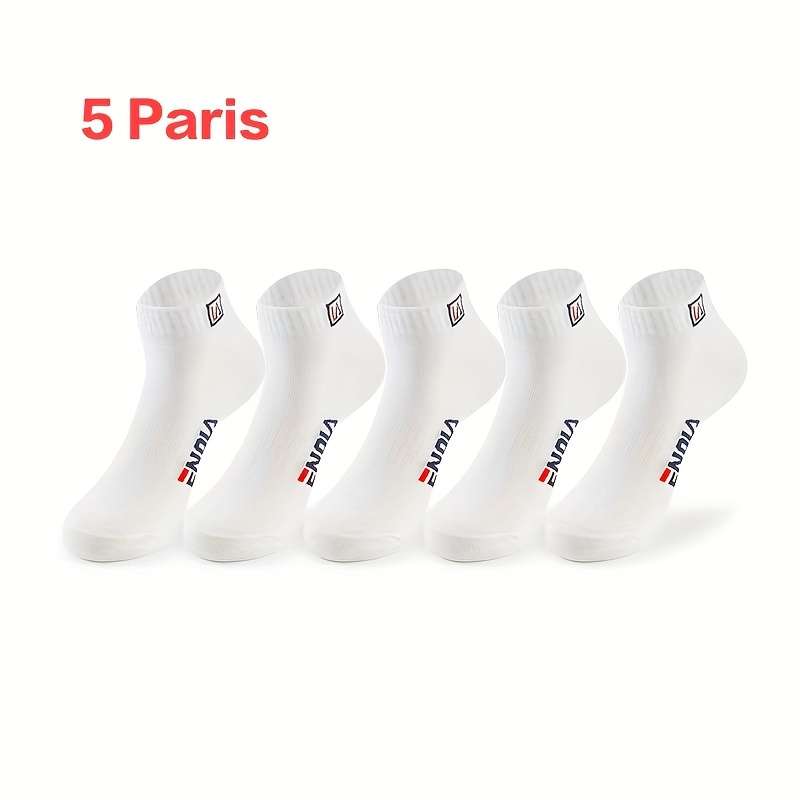 5 Pack Mixed Colors One Size High Elastic Socks