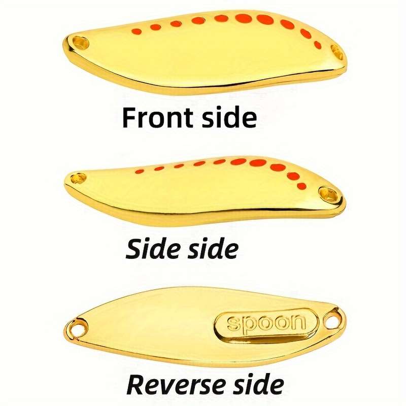 1pc 20g Metal Spinner Bionic Spoon Lure Trout Fishing Lure Sequin Hard Bait