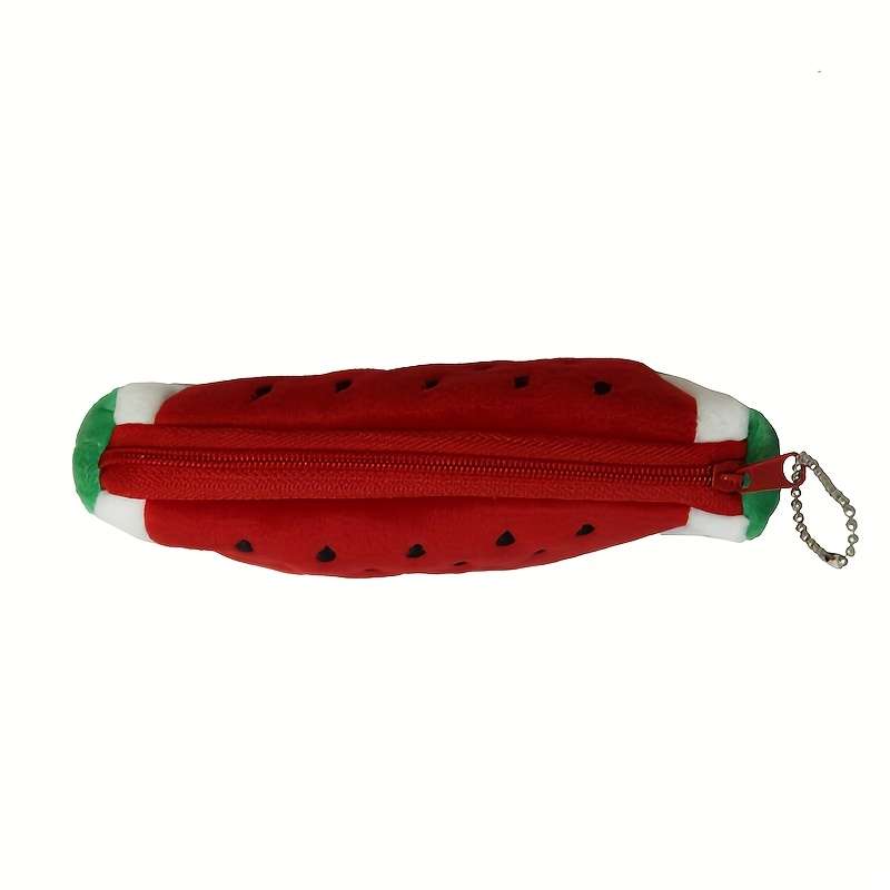 1pc Watermelon Plush WalletWomen'S Lightweight Fashion Wallet with KeychainIdeal Birthday Gif