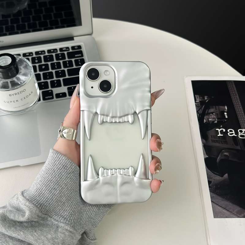 1Pc Silvery For iPhone 16 Pro Max Phone Case Phone Cover